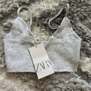Zara Light Gray Bralette
